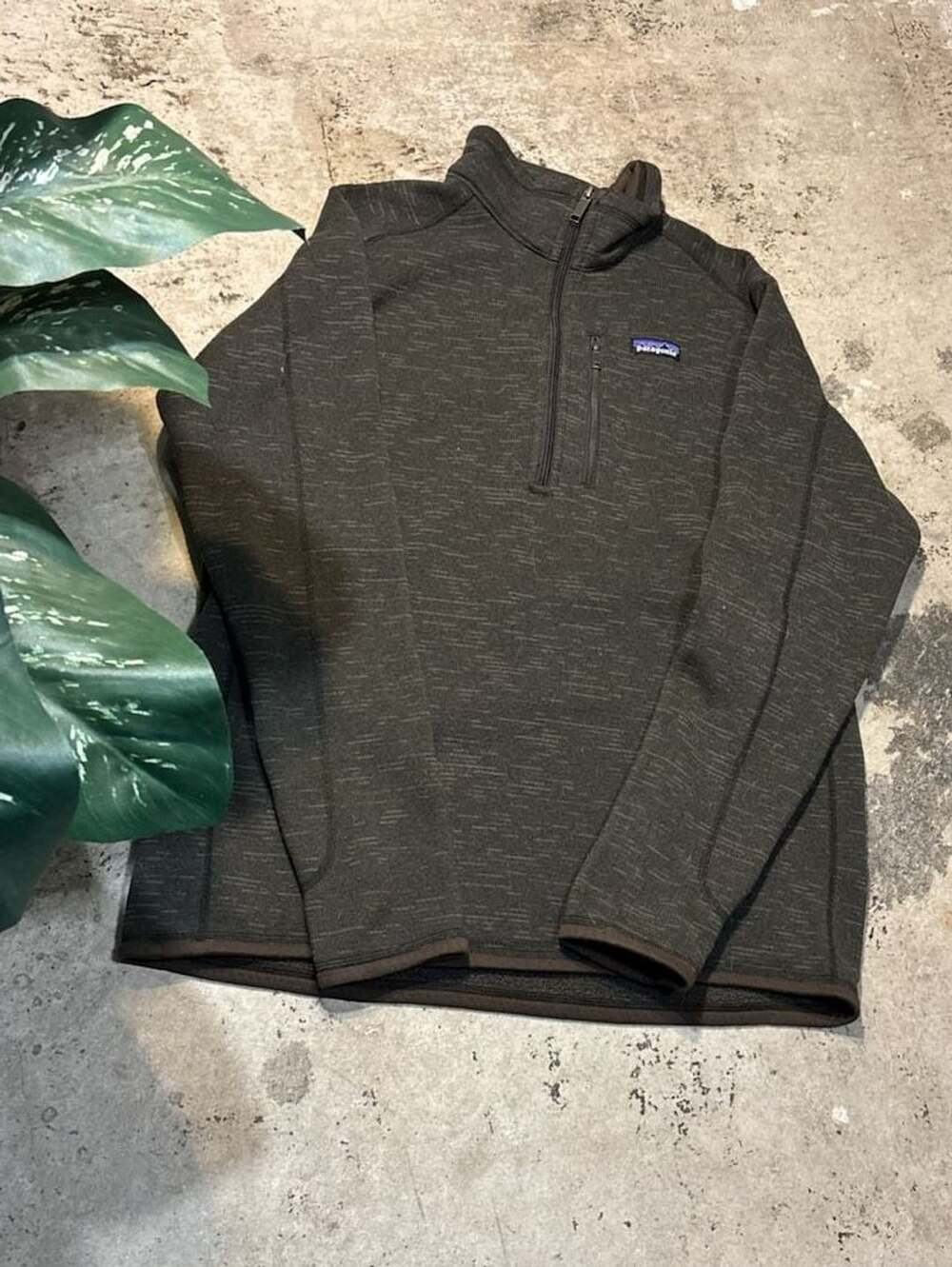 Patagonia Better Sweater 1/4 Zip Size L Brown Fleece Pullover